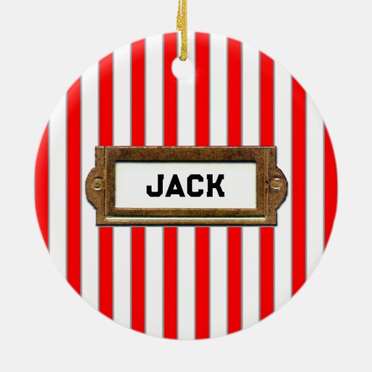 Creatieve Golf Kerstmis Keramisch Ornament (Achterkant)