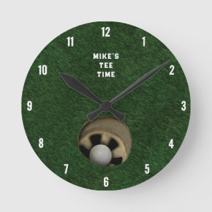 Creatieve golf ronde klok