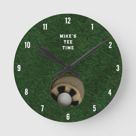 Creatieve golf ronde klok (Voorkant)