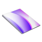 Creatieve golven. Futuristische technologiestandaa Notitieboek (Rechterzijde)