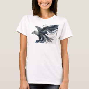 Creatieve Gouden Abstracte Adelaar Stijlverklaring T-shirt
