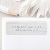 Creatieve Grijze Muur Professioneel Modern Uniek Etiket (Insitu)