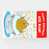 Creatieve Groundhog Day verjaardagsbanner Spandoek (Horizontaal)