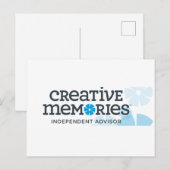 Creatieve Herinneringen Ind Adv Banner Briefkaart (Voorkant / Achterkant)