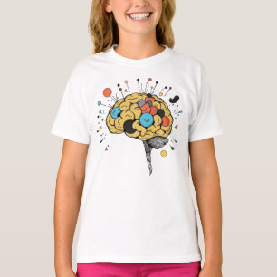 Creatieve Hersenen Abstracte Mentale Gezondheid Il T-shirt