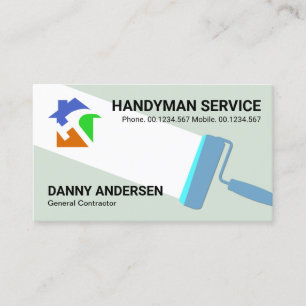 Creatieve het Schilderen van de Startvernieuwing v Visitekaartje