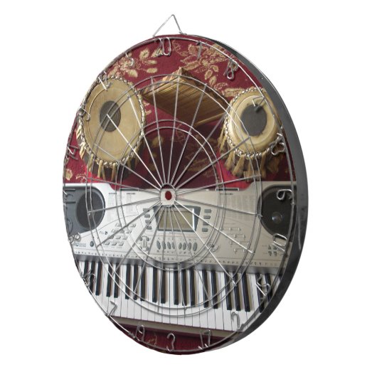 Creatieve hoek: Musical Tapestry Dartbord (Voorkant Rechts)