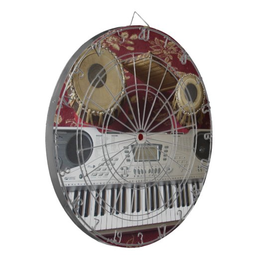 Creatieve hoek: Musical Tapestry Dartbord (Voorkant Links)