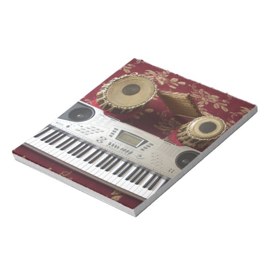 Creatieve hoek: Musical Tapestry Notitieblok (Gedraaid)