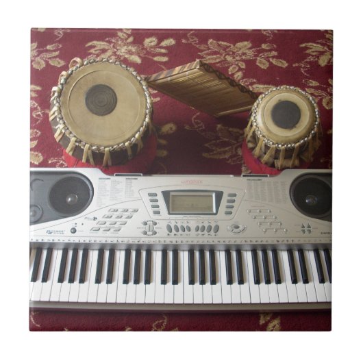 Creatieve hoek: Musical Tapestry Tegeltje (Voorkant)