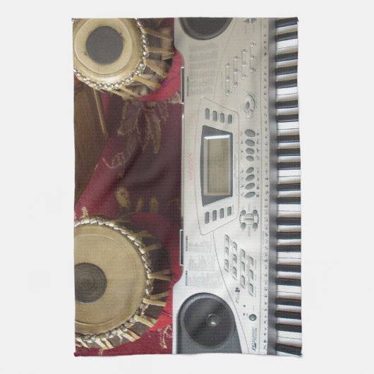 Creatieve hoek: Musical Tapestry Theedoek (Verticaal)