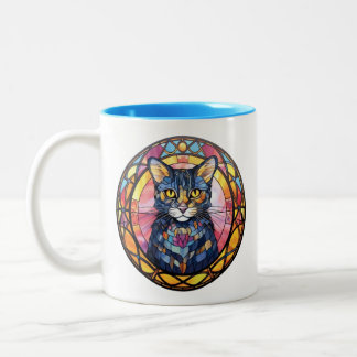 Creatieve kattenmokken een musthave voor de kattel tweekleurige koffiemok