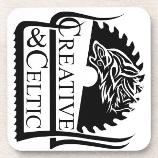 Creatieve & Keltische Logo Zwart en Wit Bier Onderzetter