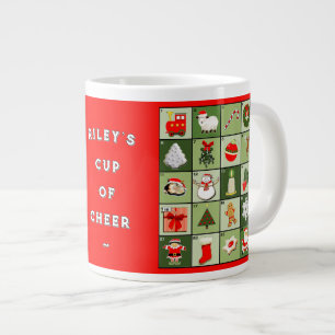 Creatieve Kerstvakantie Reuzen Koffiemok Extra Grote Beker