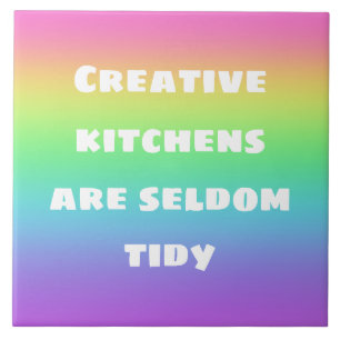 Creatieve keukens zijn zelden netjes keramische te tegeltje