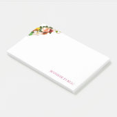 Creatieve Kleurrijke Waterverf Bloemen Sjabloon Ch Post-it® Notes (Schuin)