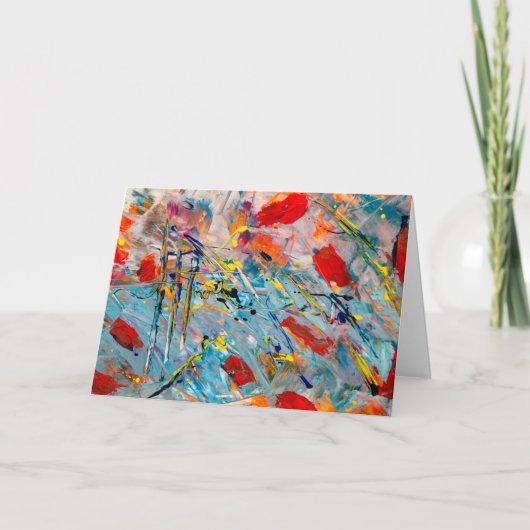 Creatieve Kunstenaar Schilder Abstract Denker Verj Kaart (Voorkant)