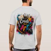 Creatieve kunststudio. t-shirt (Achterkant)