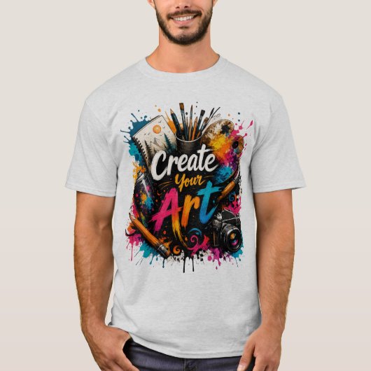 Creatieve kunststudio. t-shirt (Voorkant)