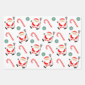 Creatieve Lacrosse kerstcadeau Inpakpapier Vel (Voorkant 2)