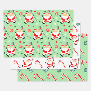 Creatieve Lacrosse Kerstcadeau Inpakpapier Vel