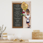 Creatieve Magie Café decor Poster (Keuken)