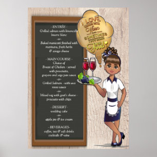 Creatieve magische koffiezaak decoratie