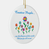 Creatieve mensen keramisch ornament (Rechts)