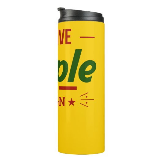 Creatieve mensen ontwerpen thermosbeker (Geroteerd rechts)