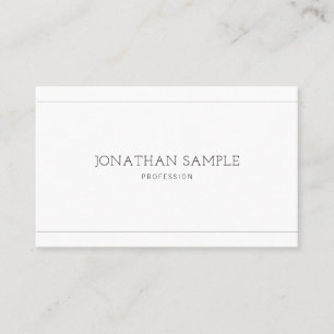 Creatieve Minimalistische Vormgeving Professionele Visitekaartje
