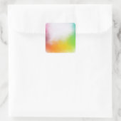 Creatieve, moderne Abstracte kunst, lege Sjabloon Vierkante Sticker (Tas)