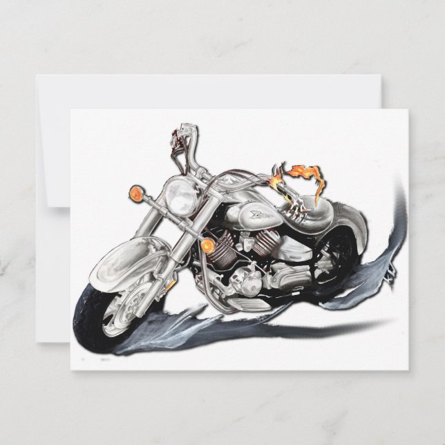 Creatieve motorfiets (Voorkant)