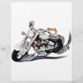 Creatieve motorfiets flyer (Voorkant)