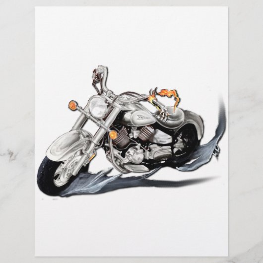 Creatieve motorfiets flyer (Voorkant)