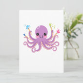 Creatieve Octopus Studio Bedankkaart (Staand voorkant)