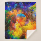 Creatieve opstelling van fractale elementen, licht sherpa deken (Voorkant)