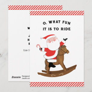 Creatieve Paardensport Kerst Feestdagenkaart