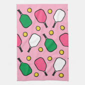 Creatieve Pickleball Decoratie Theedoek (Verticaal)