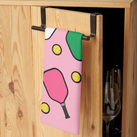 Creatieve Pickleball Decoratie Theedoek (Derde Gevouwen)