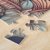 Creatieve Psychedelische Mushroom House Illustrati Legpuzzel (Zijkant)