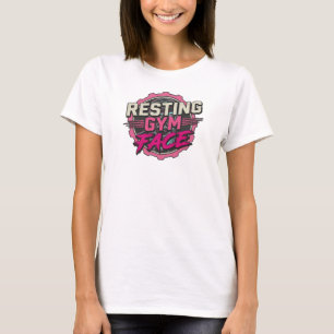 Creatieve RUSTGEZICHT GYM Origineel ontwerp T-shirt