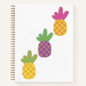 Creatieve schets van ananas en voering notitieboek (Voorkant)