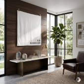 Creatieve Studio Minimalistische Tekst Wit Wandkleed