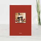 Creatieve Thanksgiving Feestdagen Kaart (Achterkant)