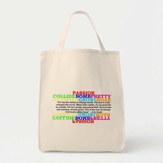 Creatieve transformatie tote bag (Voorkant)