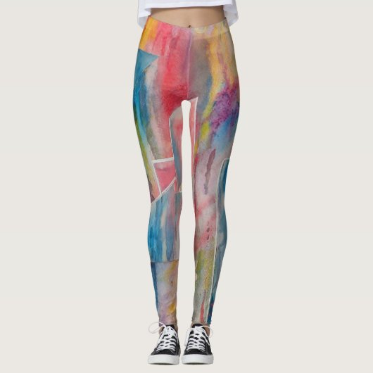 "Creatieve utopie"-Leggings Leggings (Voorkant)