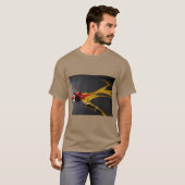 Creatieve verfspat kunst T-shirt (Voorkant volledig)