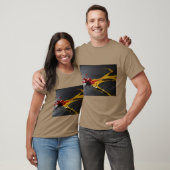 Creatieve verfspat kunst T-shirt (Unisex)