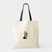 Creatieve "vette" kat tote bag (Voorkant)