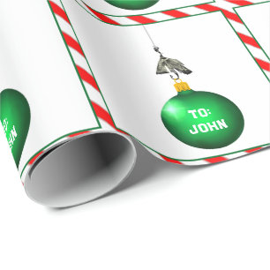Creatieve visserij Kerstcadeau Cadeaupapier